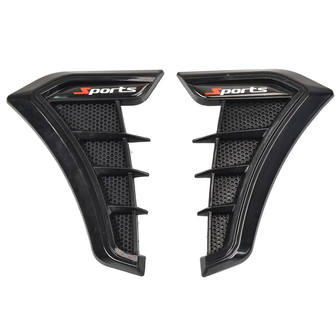 ONEMAJI 2 Pcs Side Fender Vent Air Intake Sticker for FIAT Tipo Schrägheck 357 I 2016-2020, Side Wing Air Flow Decorative Vent Cover Car Exterior Accessory