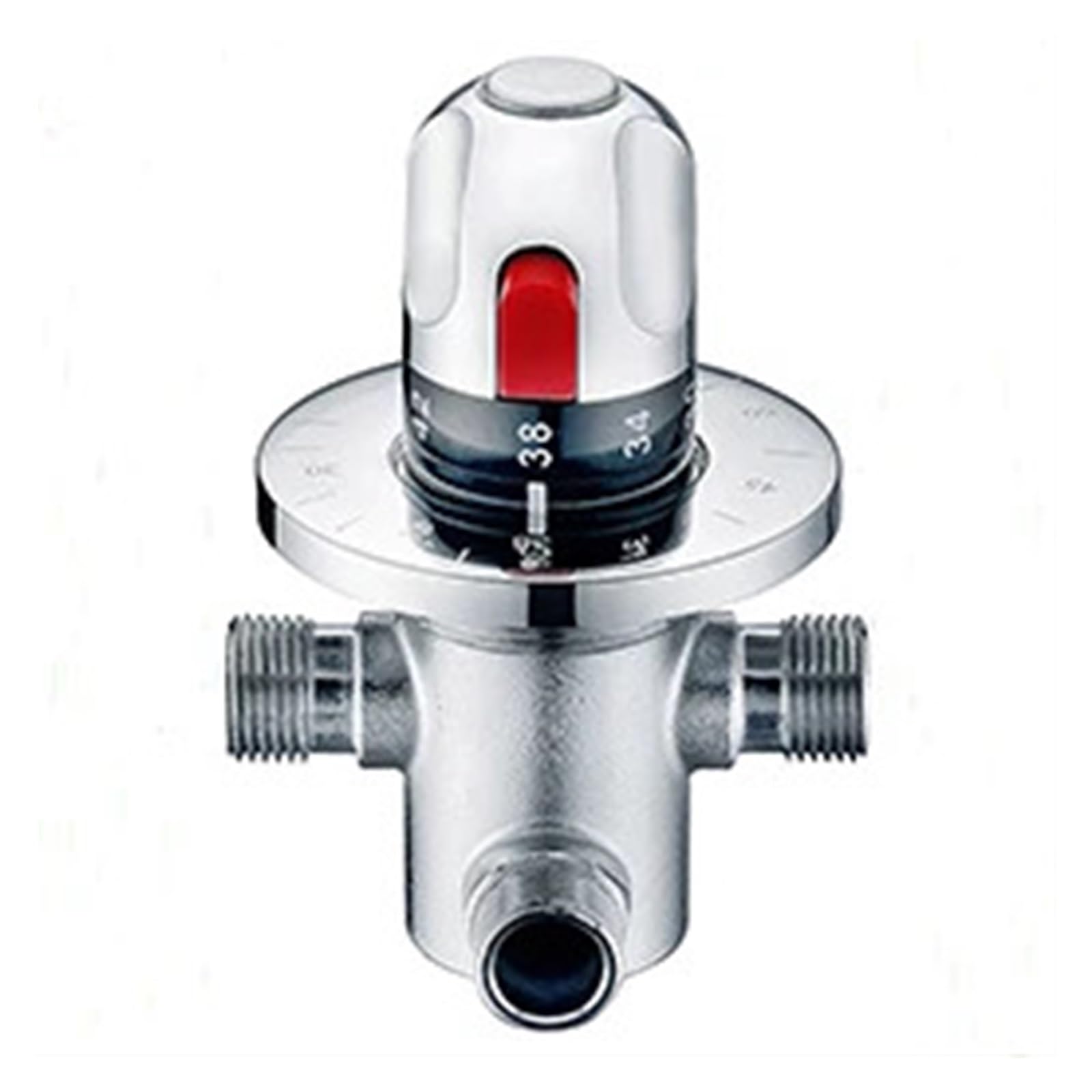 Vanne de mélange d'eau thermostatique en laiton G 1/2 contre les variations de température