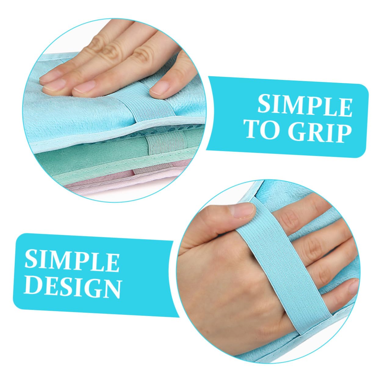 Beaupretty 3 pezzi Gel Ice Packs Riutilizzabili per Caldo e Freddo Cuscino Gel Morbido e Confortevole con Fascia Compressa Fredda e per Muscolare e Relax