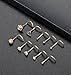 Tornito 20G 20Pcs Stainless Steel Nose Screw Studs Rings CZ Nose Ring Labret Nose Piercing Jewelry for Men Women (A1:20Pcs)
