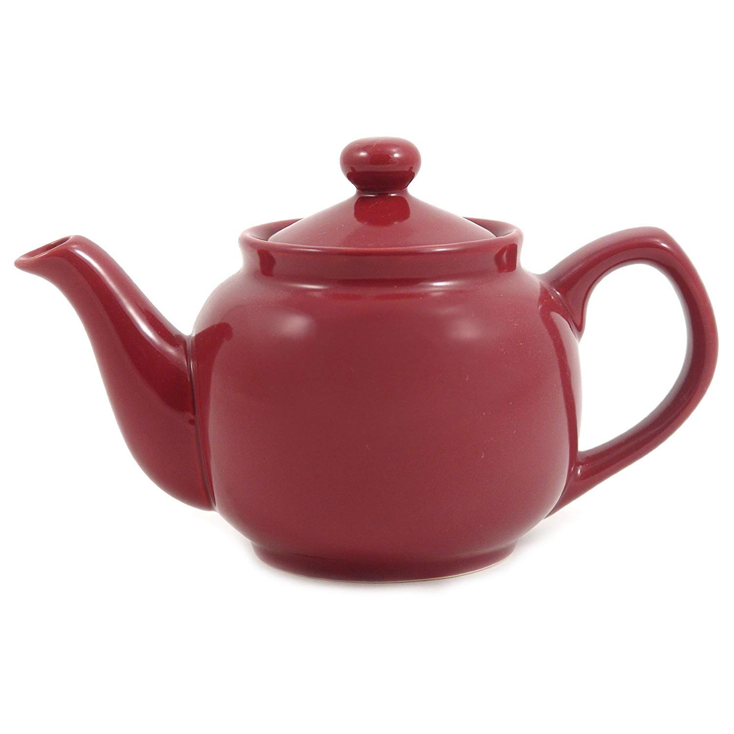 Burgundy Classic 2 Cup Ceramic Teapot