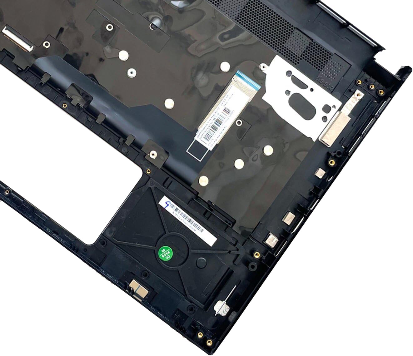 New Replacement for MSI GS66 P66 Stealth Laptop Upper Case Palmrest RGB Backlit Keyboard Assembly Part MS-16V1 3076V1C214 16V2 16V3 16V4 Black