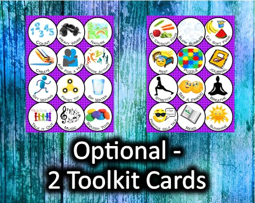 Miniatura 6 de Self Regulation Zones Travel Cards Help identify feelings and work through Emotions and Reactions. Perfect for on the go with their spillproof