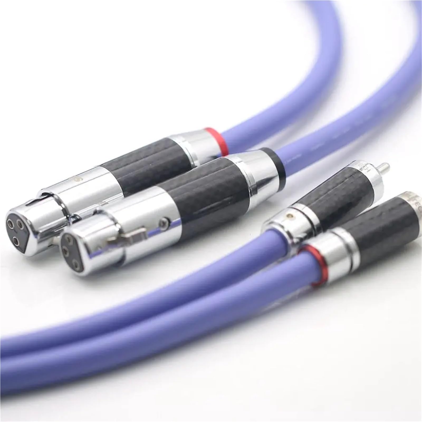 Cavo audio HiFi Cavo bilanciato XLR 2RCA a 2RCA Cavo segnale HI-END con 102(XLR female to RCA,2m)
