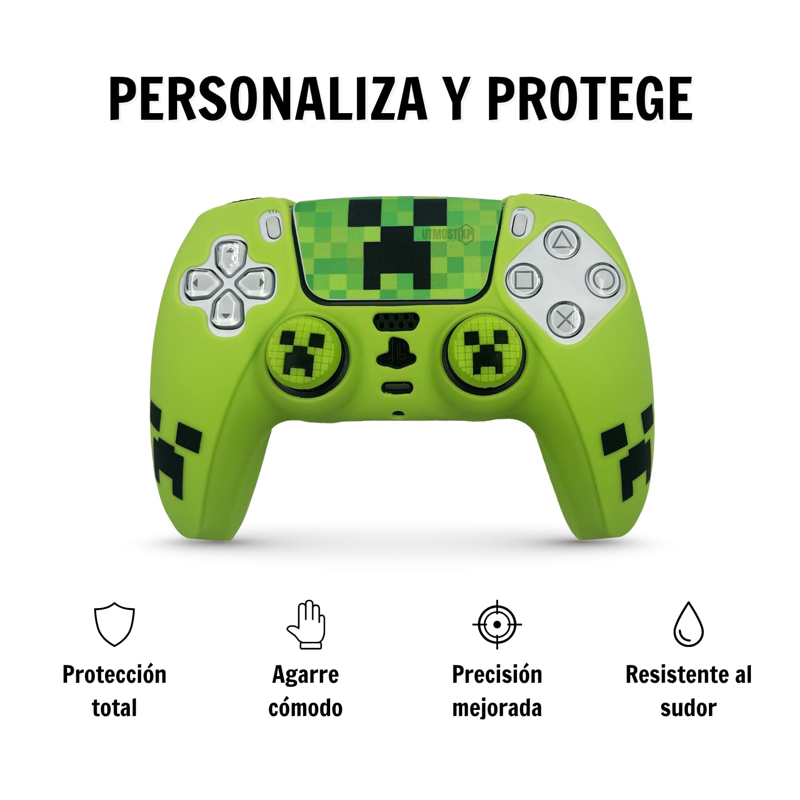 Cover Compatibile con Controller PS5 (Verde)