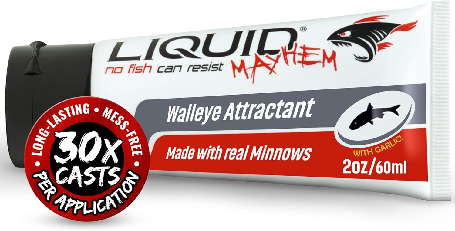 Liquid Mayhem Walleye Fish Attractant Gel 60 ml / 2 oz · 60 Uses 1