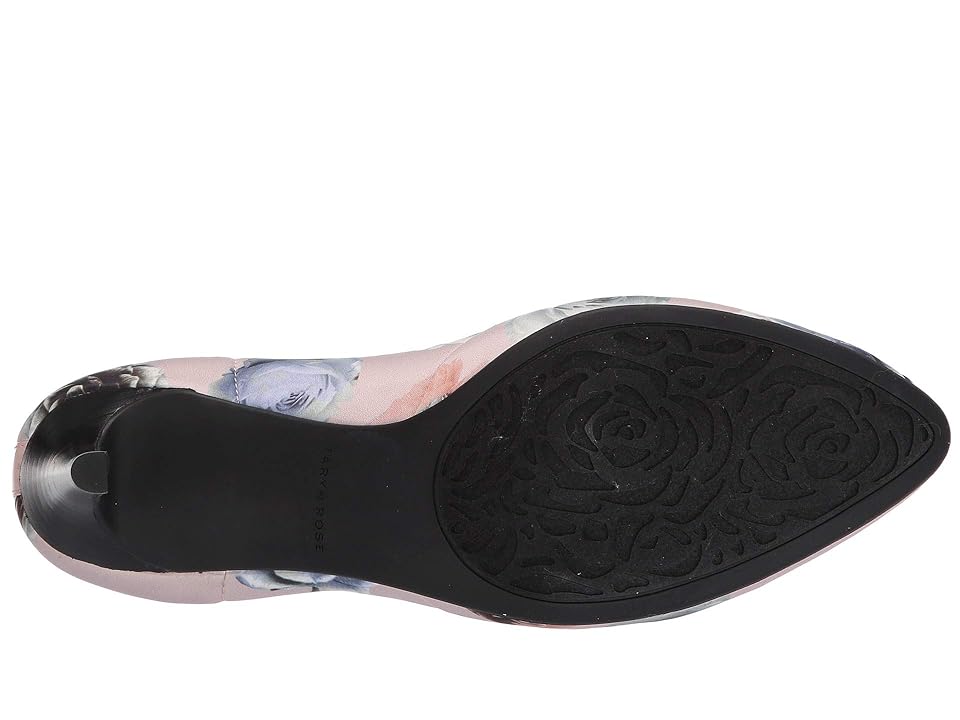 

Taryn Rose Tess (Pink Rose Printed Satin) Women's Shoes, Multi