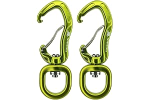 PANDENGZHE 360° Swivel Rotating Self Auto Locking Carabiner: The Unparalleled Safety Solution for Adventurers