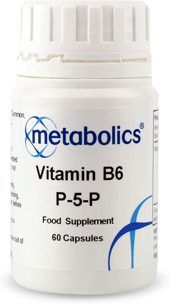 Vitamin B6 P5P 60 Capsules B6 Capsules 34mg B6 Per Capsule