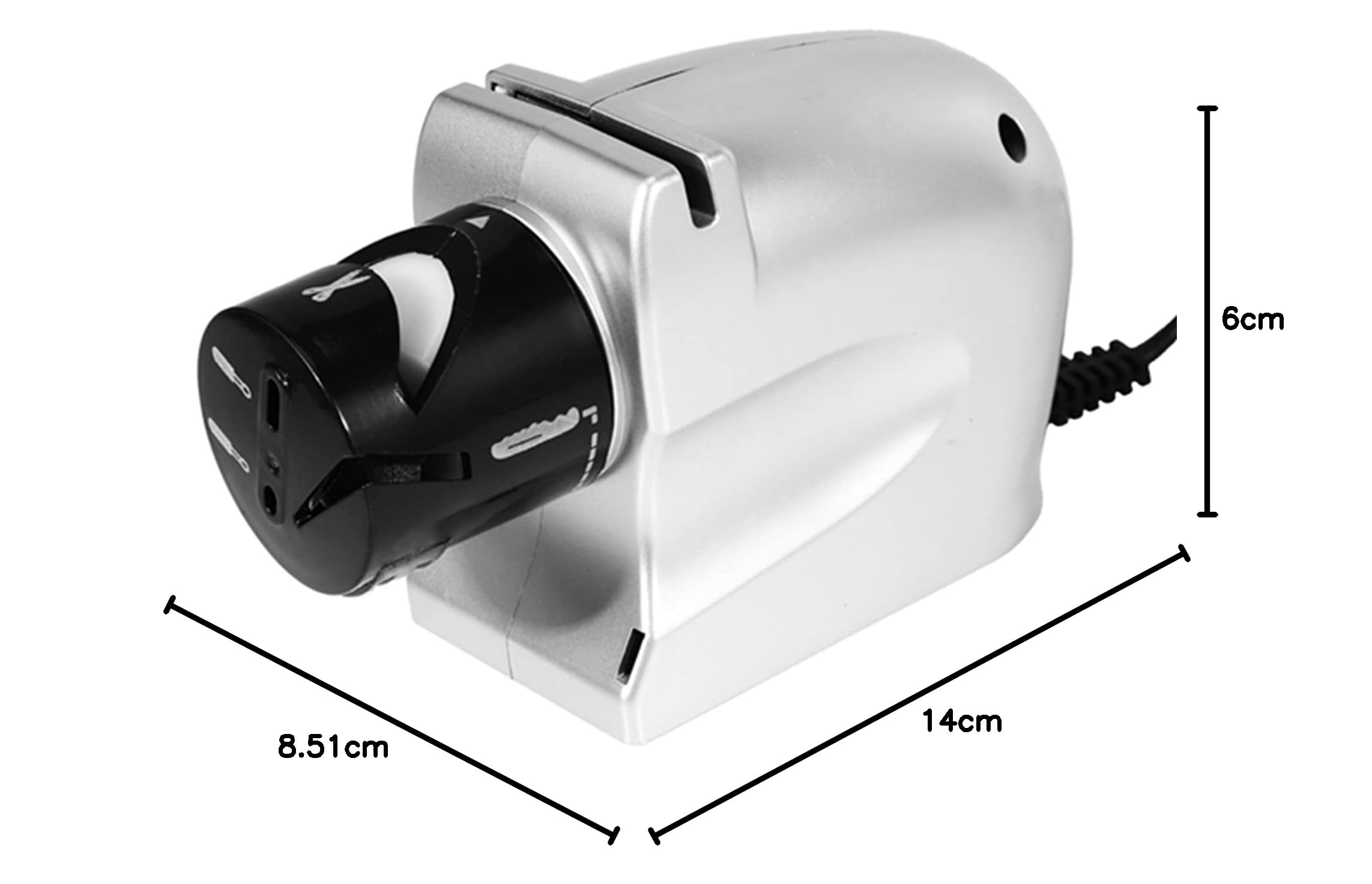 Electric Afilador De Cuchillos Speedy, Automático Afilado, Motorizado Herramienta De Afilado De Muela Cuchillos Profesionales Afilado Afilador De Cuchillos Multifunción Eu Plug