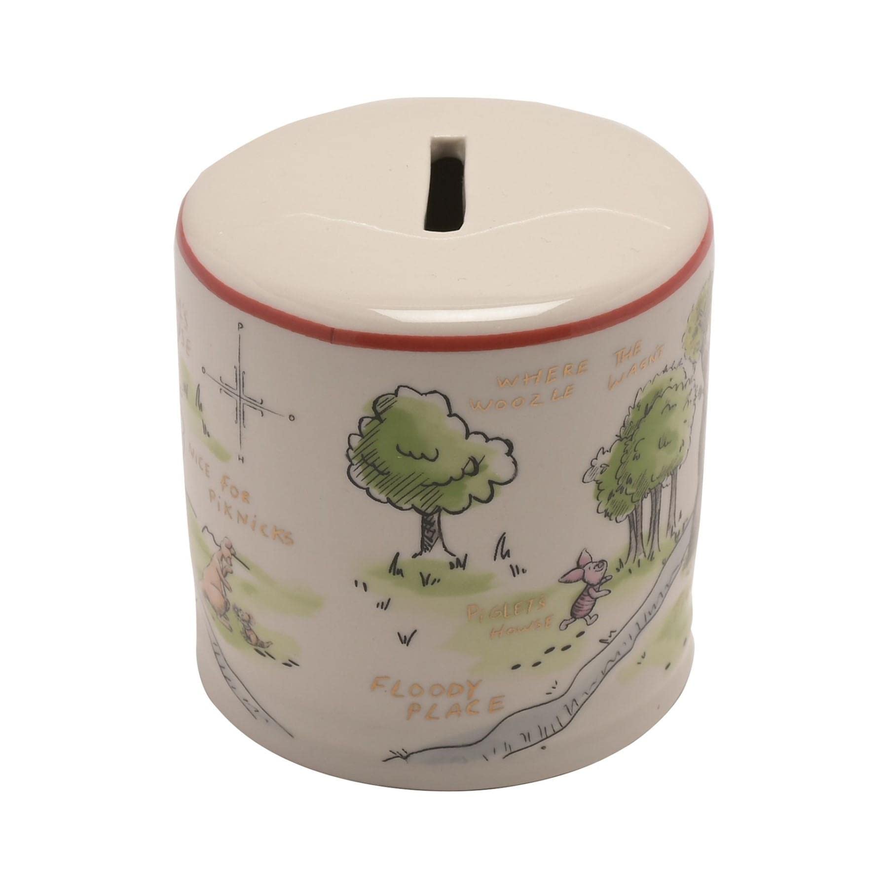 Widdle Gifts Multicolour Disney Ceramic Money Box Bank - Winnie The Pooh 8071