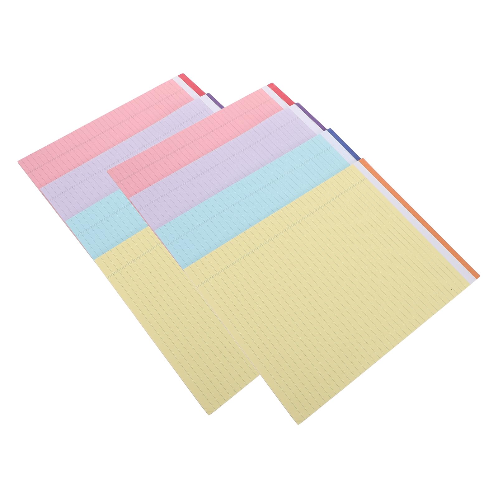 8 Pièces Carnet de Notes de Bureau Perforé en Papier à Lignes College, Utilisation Polyvalente pour Organisation Bureau