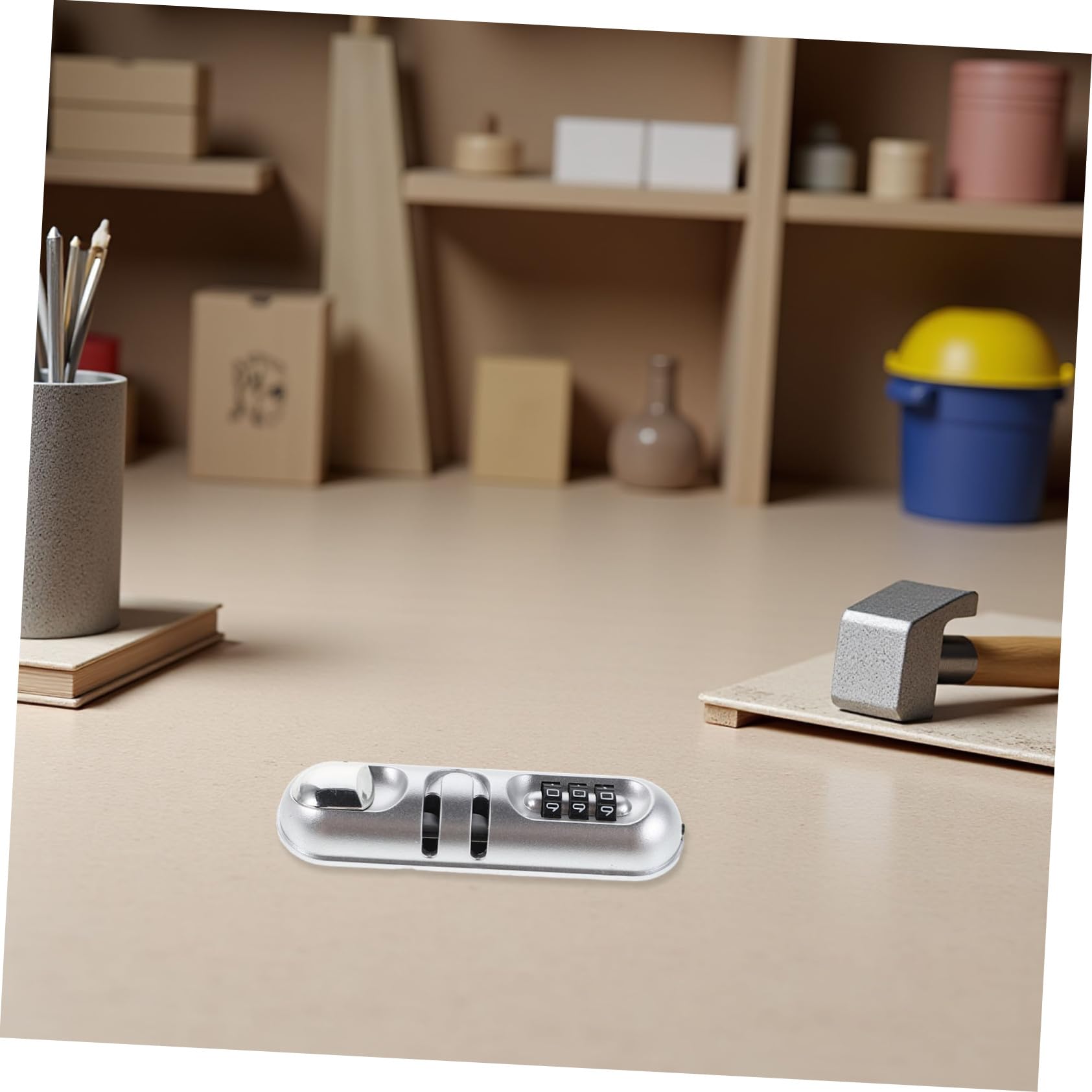 3 Pezzi Luggage Lock con Combinazione Sicurezza per Valigie e Materiale Resistente e Urti Design e per Viaggi