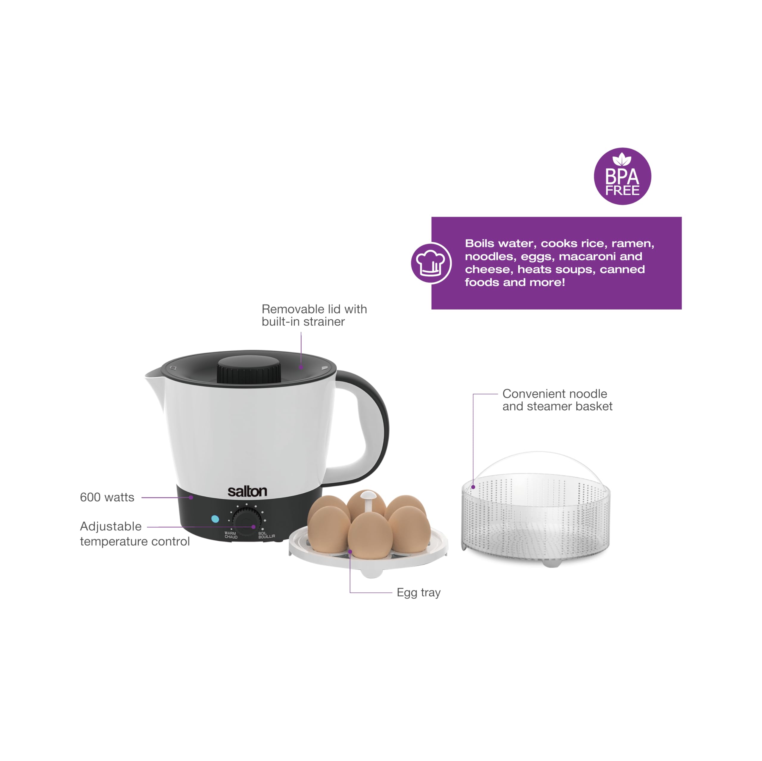 Salton MultiPot® Multi-Cooker – 1.25 L