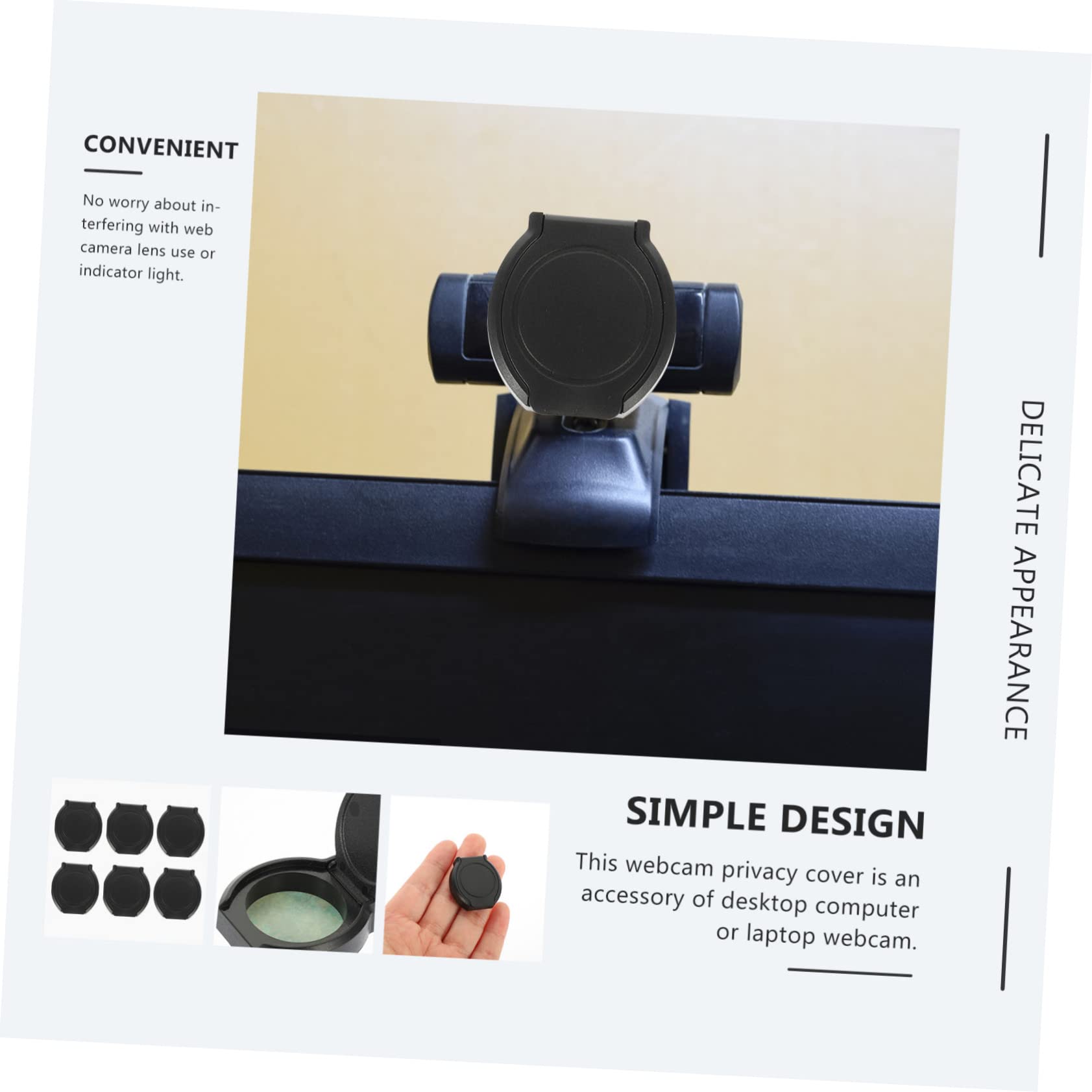 Artibetter 30 STK Kamera-Datenschutzabdeckung Schutzabdeckungen USB-Kameraabdeckungen Safety Safe todsicher be Safe Tablet gebraucht Sichtschutz-Objektivabdeckung USB-Webcam-Abdeckung Plastik