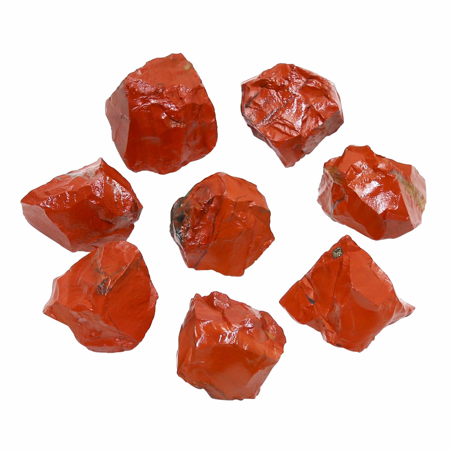 NvziRaw Red Jasper Stone Crystals Bulk, Real Gemstones and Crystals, Rocks and Minerals, Healing Crystals, Quartz Crystals and Healing Stones, Cuarzos Originales De Energia Y Piedras(454G)