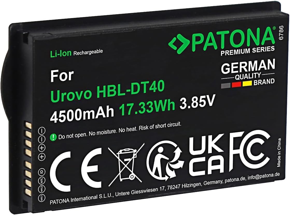 batteria alta qualità per urovo dt40 385v 4500mah