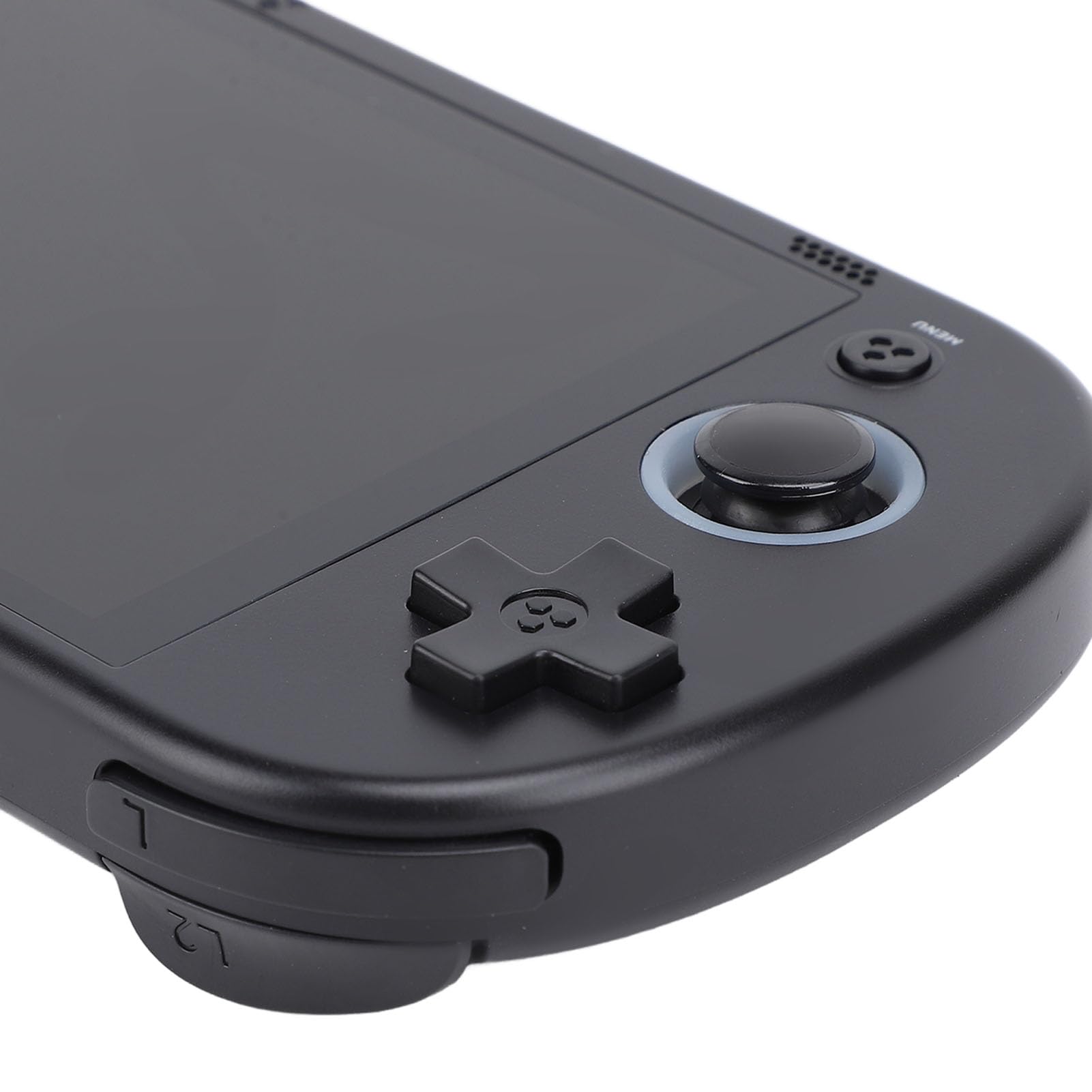 Handheld Console Game, Przenośne Konsole Gier 5000 MAh Pojemność Baterii 4,96 Cala IPS Ekran z światłem Otoczenia dla Rozrywki (BLACK)