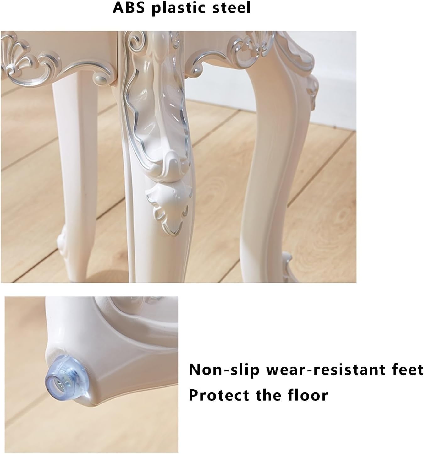 Vanity Benches Round Leather Vanity Stool,Makeup Stool Bench Dressing Stools,Thick Padded Cushioned Chair, Piano Seat Bathroom Bedroom Vanity Benches (Color : Red)