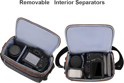 Miniatura 5 de DOMISO Funda impermeable antigolpes para cámara SLR DSLR compatible con Nikon D90 D7000 D5300Canon 60D 700D 5D2Sony A580