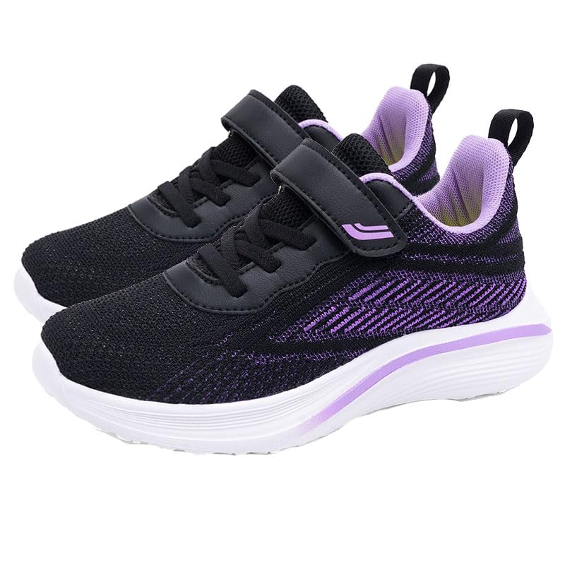 Kids' Comfy Running Shoes - Breathable, Non-Slip, Soft Sole, Lightweight, Easy Slip-On Design for Outdoor Activities, and Casual Wear - Trendy, Fashionable, and Durable Sneakers for Girls