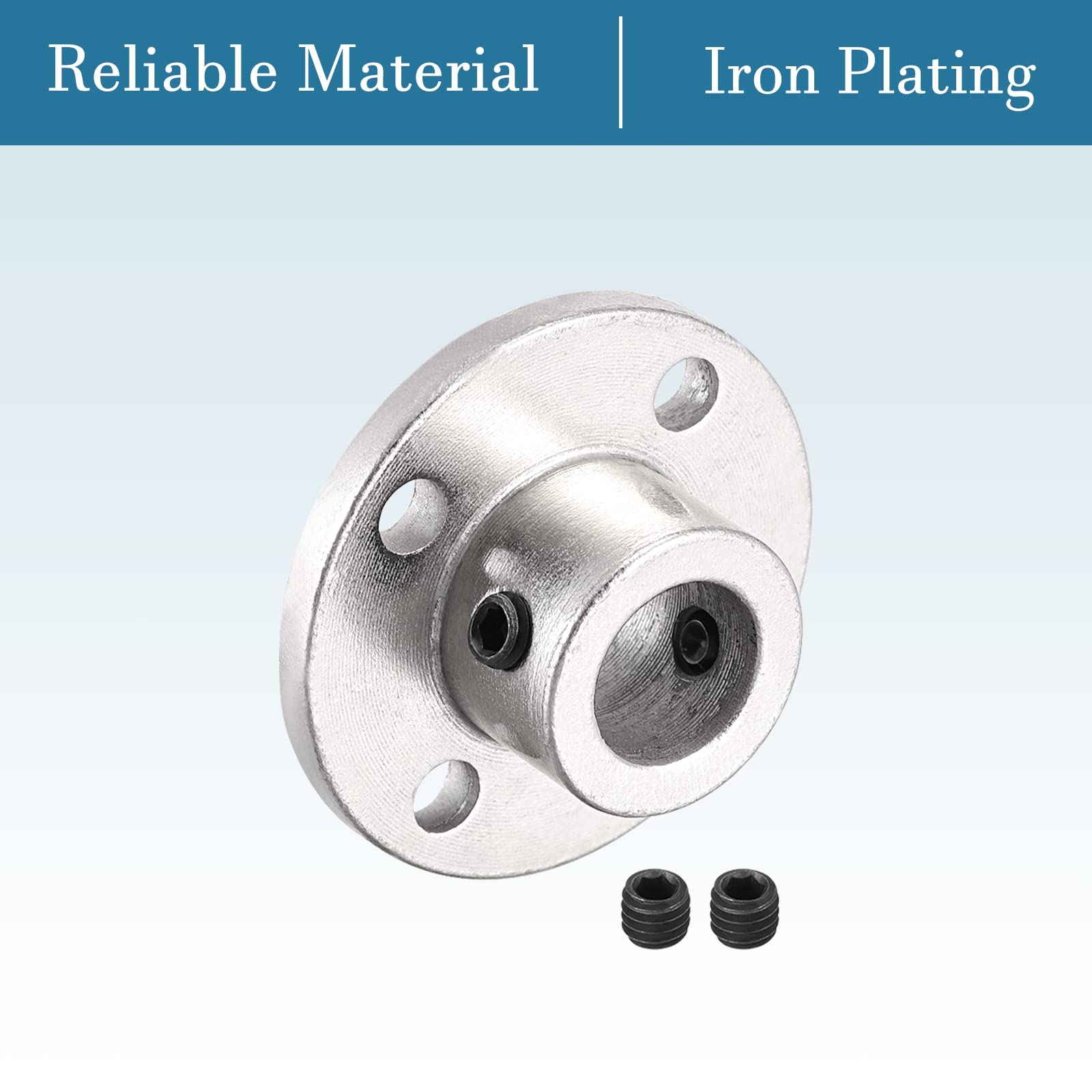 QUARKZMAN 2x Flanschkupplung 10mm - Für RC Modellbau & DIY Projekte