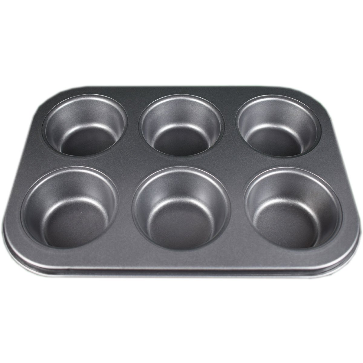Myesha 6 Pcs Non Stick Muffin Cup Cake Tray Design 1