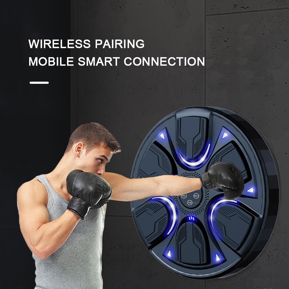 Music Boxing Machine, Musica elettronica Boxing Machine, Musica elettronica da parete Attrezzatura per l'allenamento, Divertimento elettronico intelligente Bluetooth montato a parete Boxing Tr
