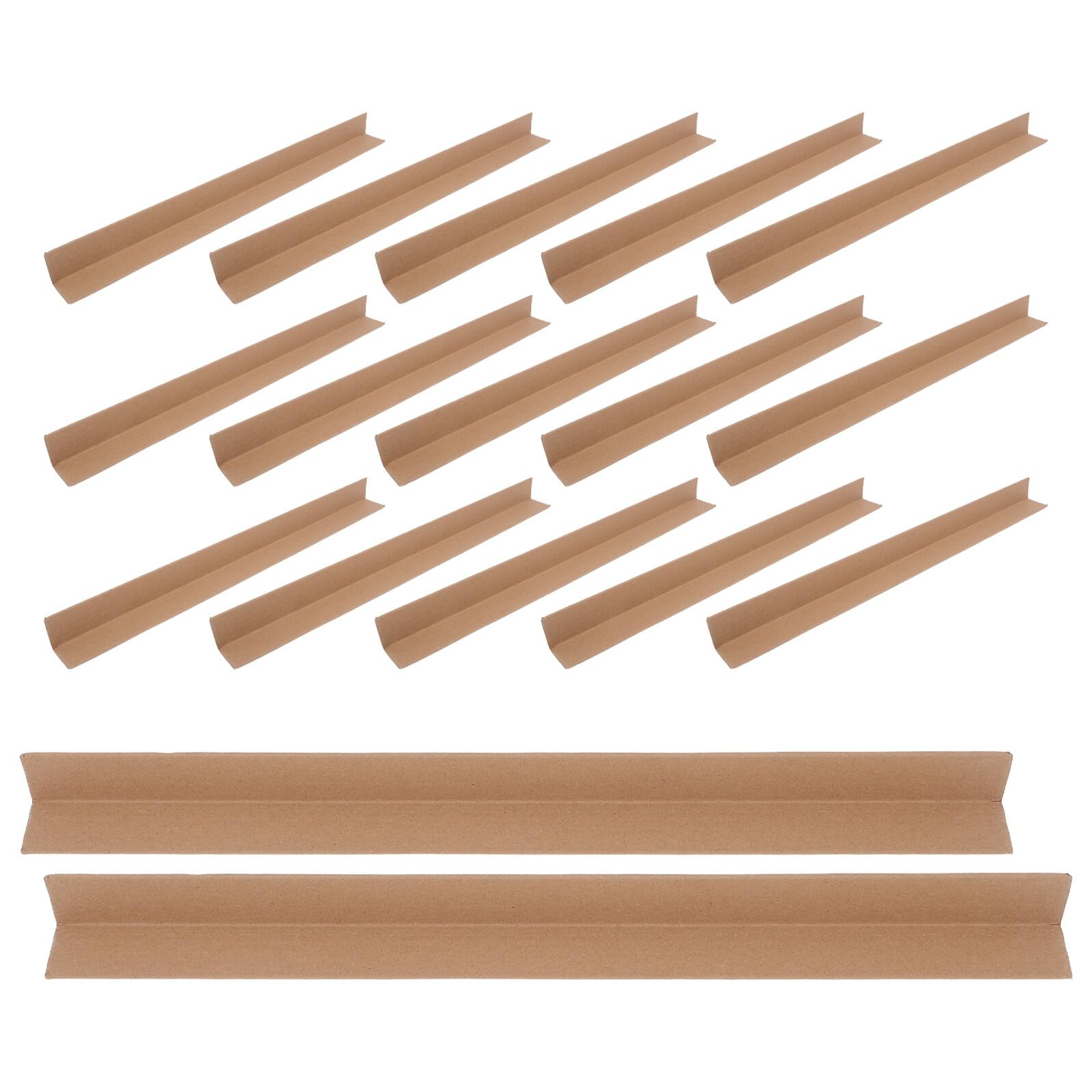 Homoyoyo Protections D'angle en Carton de L Lot de 20 Pièces Protections de Bord pour Cadres et Emballages Résistantes et Réutilisables pour Expédition et Déménagement