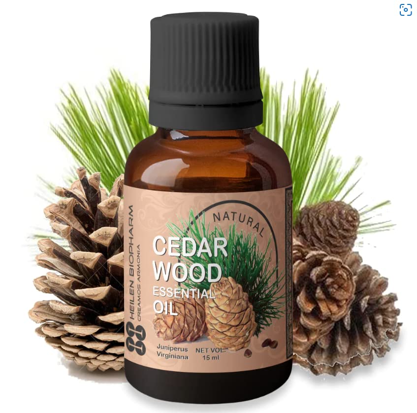 Heilen BIopharm Cedarwood Esssential oil - 15 mL Per Bottle Pack of 1, for For Healthy Skin Complexion - Image 2 thumbnail