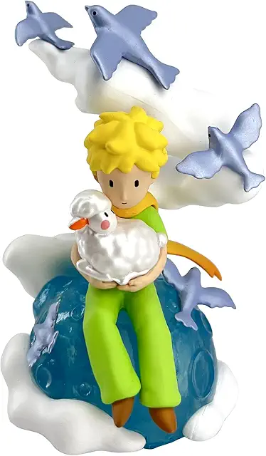 Figurine Le Petit Prince et le Mouton sur la Planète - Collection