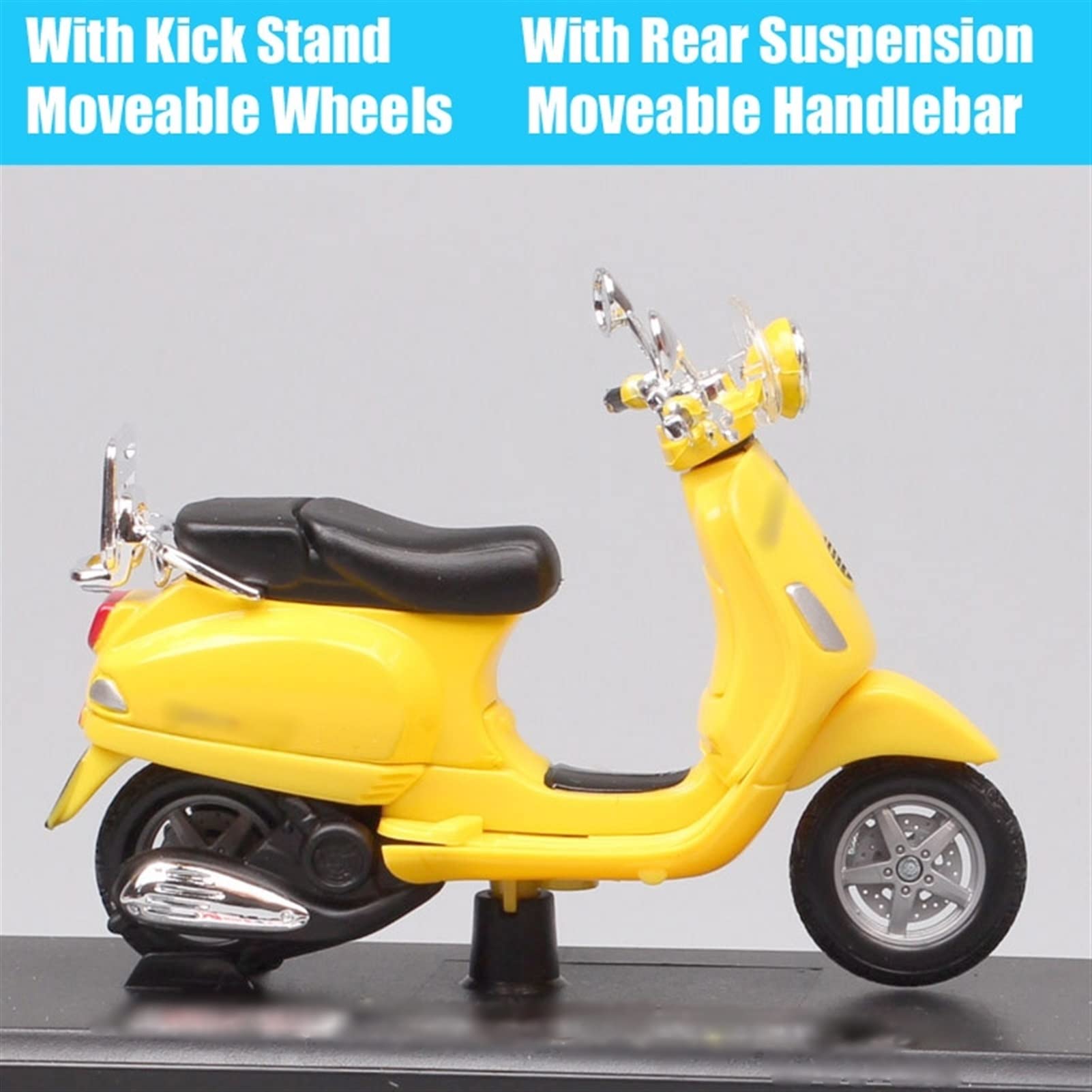 1/18 Für V&espa LXV 150 IE 2013 Scooter Scale Bike Diecasts Spielfahrzeuge Motorradmodell Alloy Model Ornament