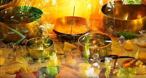 Miniatura 6 de Juego de 3 cuencos tibetanos para cantar tibetanos, cuenco del Himalaya para chakras, meditación, sanación mental, paz de corazón, oración, yoga,