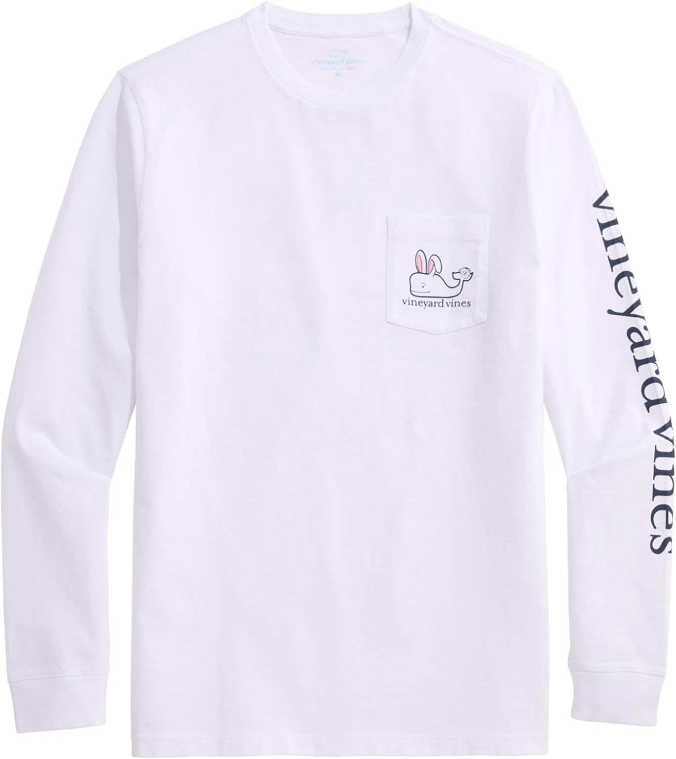 Vineyard Vines Men's Easter Bunny Whale Long-Sleeve Pocket Tee