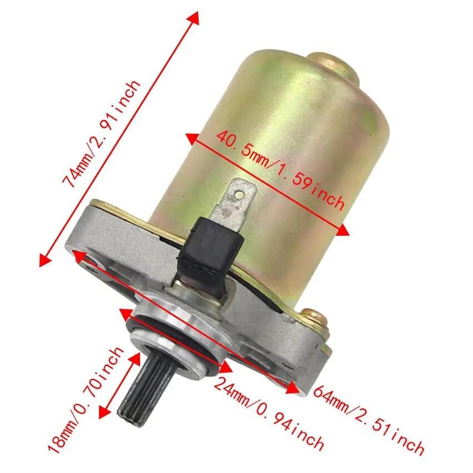 Motor De Arranque Eléctrico De Motocicleta, para Italjet Formula 50, 1995, 1996, 1997, 1998, 1999, 2000