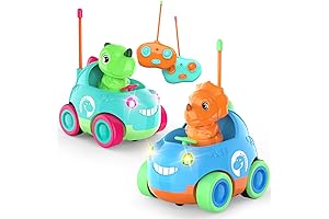 Toddler RC Cars Ages 2-4 Boy - Cartoon Remote Control Cars for...