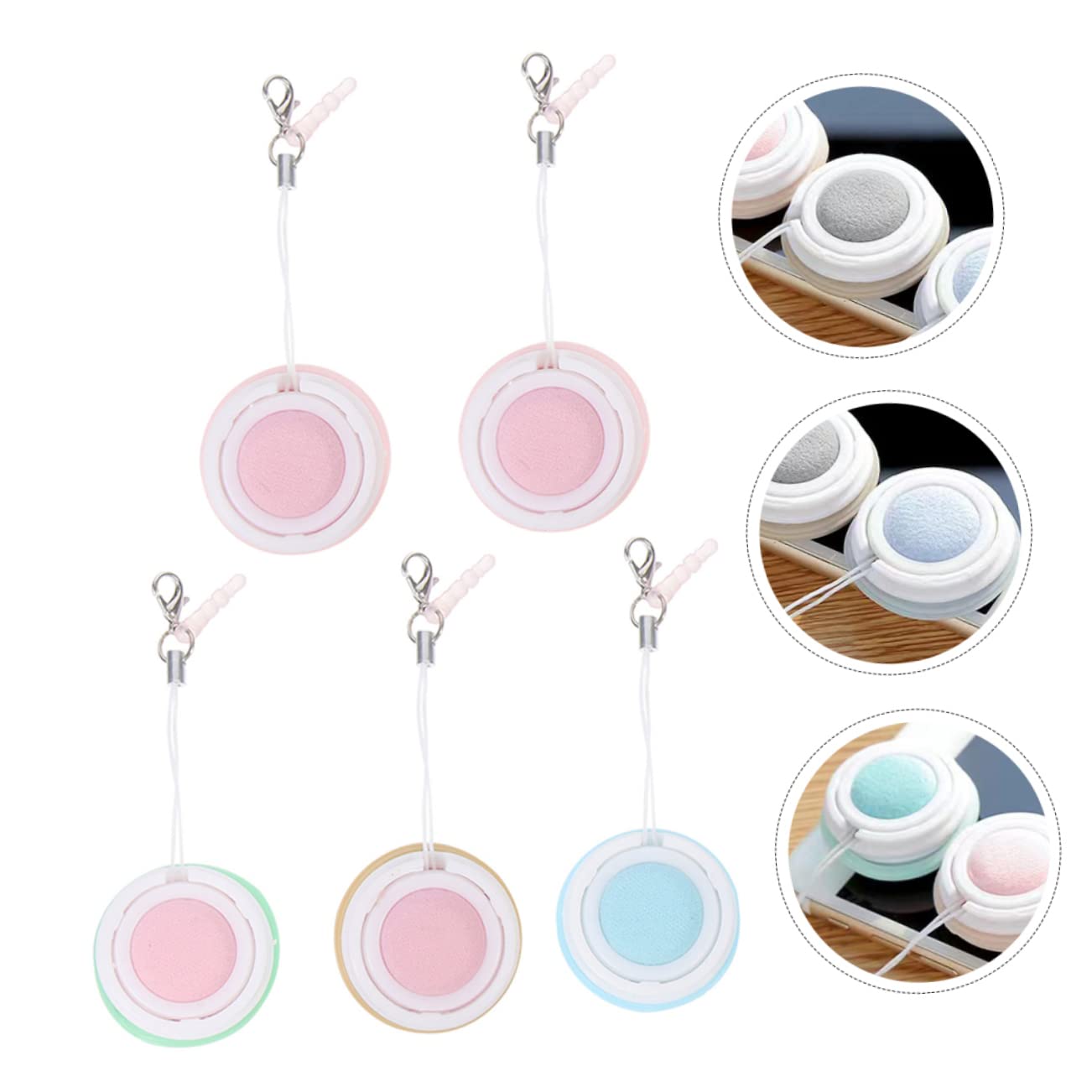 Healeved 25piezas Paños De Limpieza De Pantallas y Lentes De Microfibra Unidades Limpiadores Para Gafas Móviles y Cámaras Aleatorios Reutilizables y Compactos