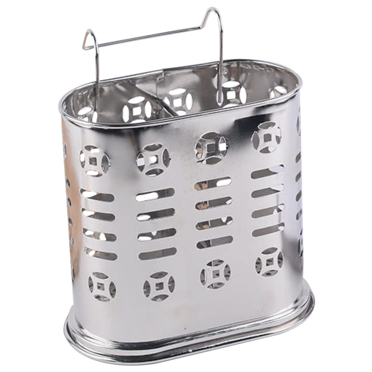 BRIGHTFUFU Stainless Steel Chopstick Holder Modern Kitchen Utensil Drying Rack for Spoons Chopsticks Compact Design Easy to to Clean for Home Parties