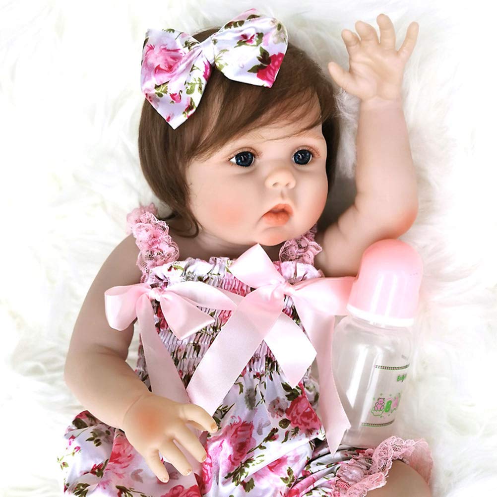 Amazon.co.jp: ベビードールリボーンドール55cmブルーアイズフルボディ