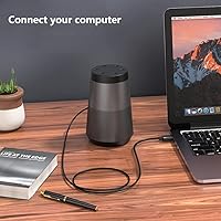 Vista 5 de Cable auxiliar USB C a 0.138 in compatible con iPhone 16/15 Series, iPad Pro, MacBook Air/Pro, Samsung Galaxy S24 S23 Ultra, Pixel 7, 6, 5, 4, 3, 2