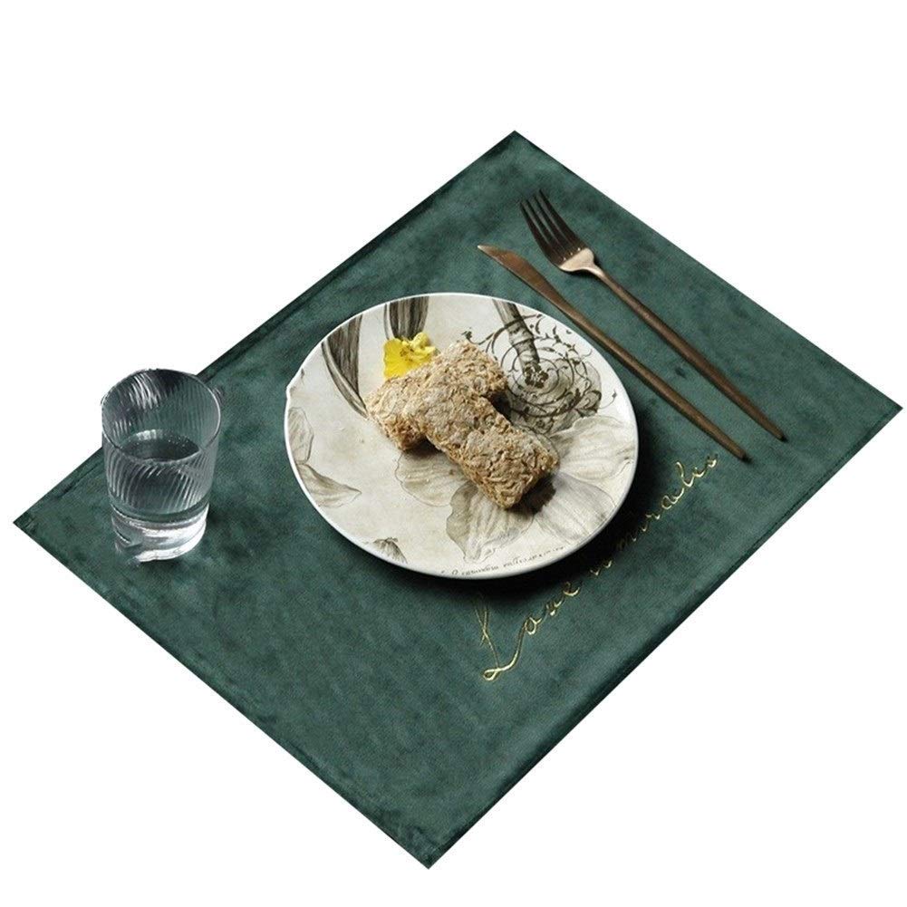 Set de table antidérapant rectangulaire pour éviter les taches de cuisine