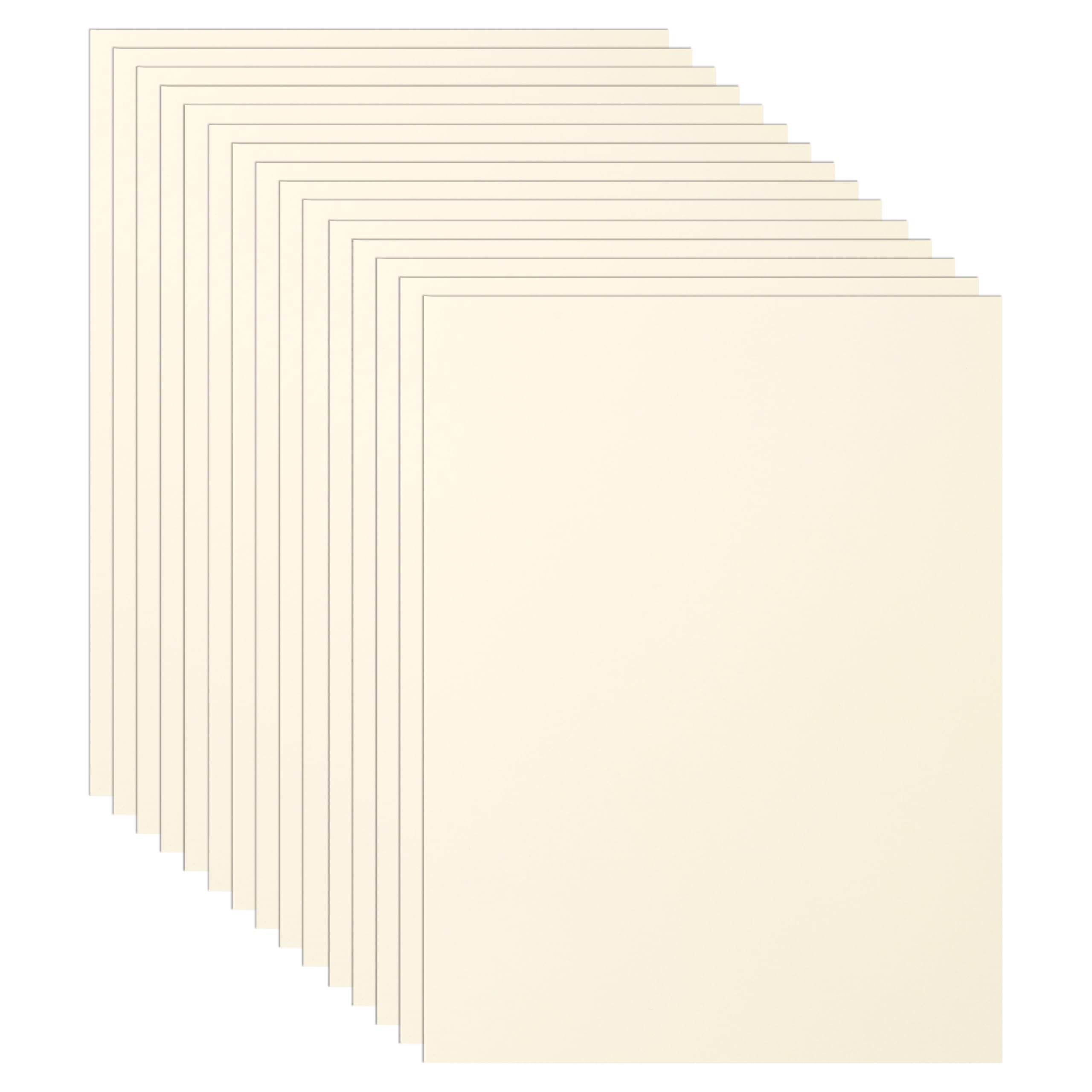 Guakicae 40 Sheets Cream Cardstock 8.5 x 11 Off White Paper, 75lb Premium Ivory Card Stock Craft Paper for DIY Card Making, Wedding Invitations, Thank