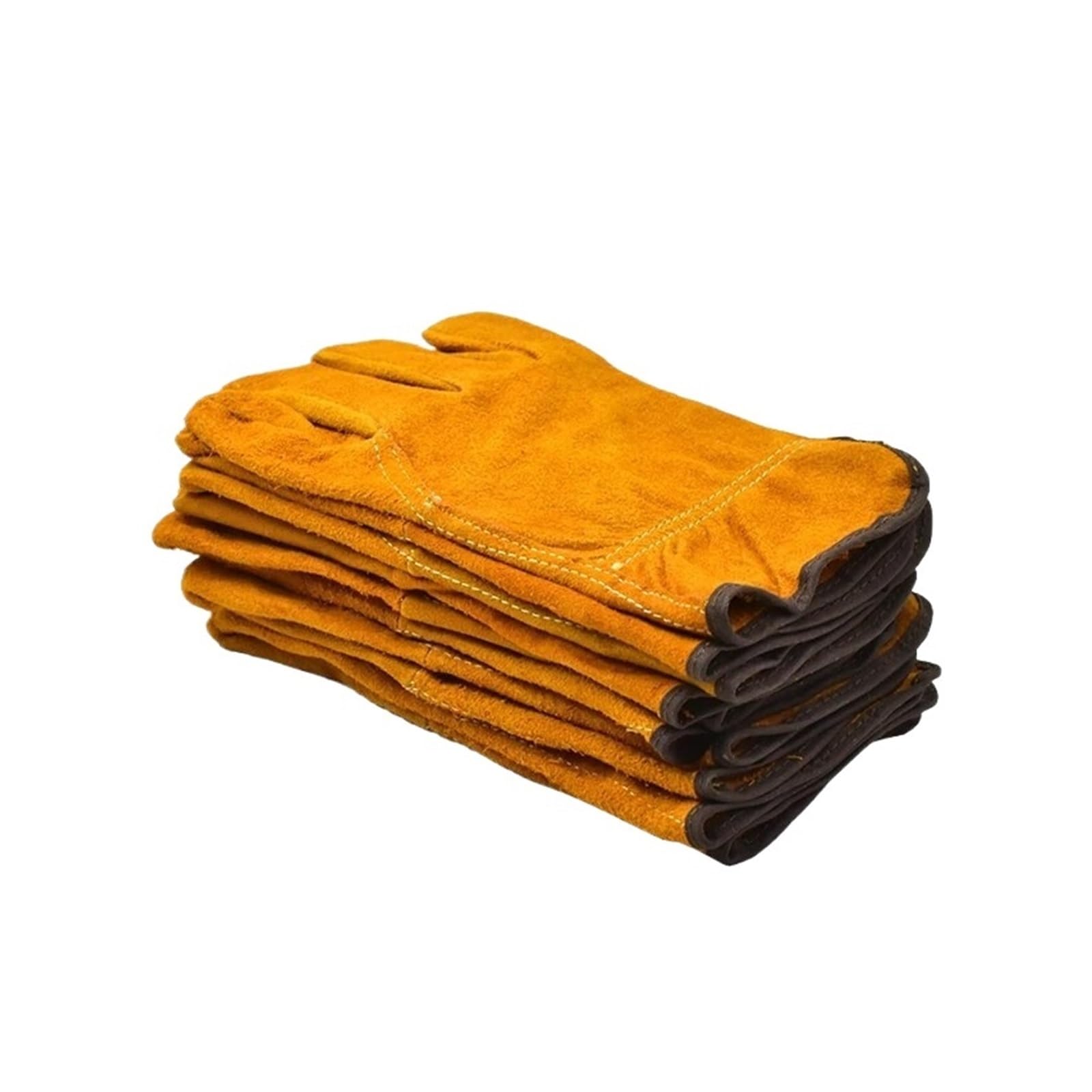 3/5/10 Pairs, Labor Protection Work Gloves Soft Welding Wear-Resistant Insulated(5pairs)