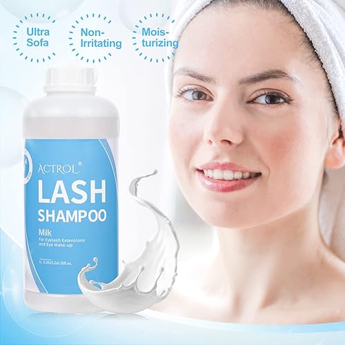 Miniatura 138 de Limpiador de extensiones de pestañas Aloe 1L Natural Lash Extension Shampoo Professional Eyelid Foaming Cleanser Parabenos & Sulfate Free