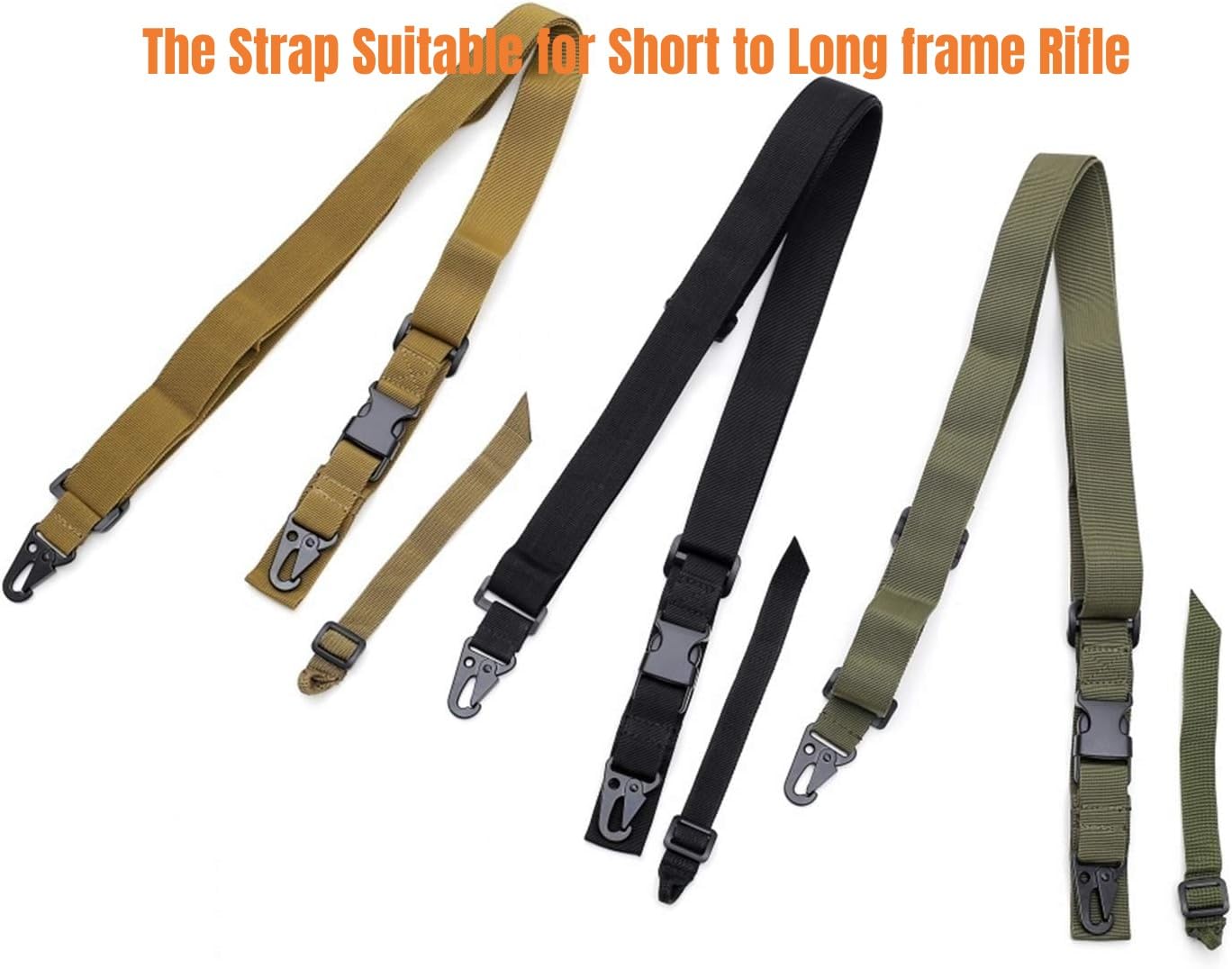 ACEXIER Caccia Tactical Gun Sling 3 Point Bungee Airsoft Rifle Strapping Belt Accessori di tiro Militare Cinturino per Pistola a Tre Punti Caza