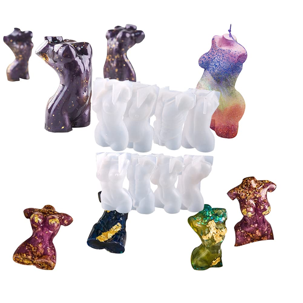 Beautiful Lady Silicone Mold - Female Body Soap & Candle Mold For DIY Crafts