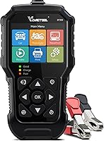 VDIAGTOOL BT300 6V/12V Battery Tester 5-3000 CCA - Load, Cranking, Charging Tester for Cars, Trucks, Motorcycles, Boats