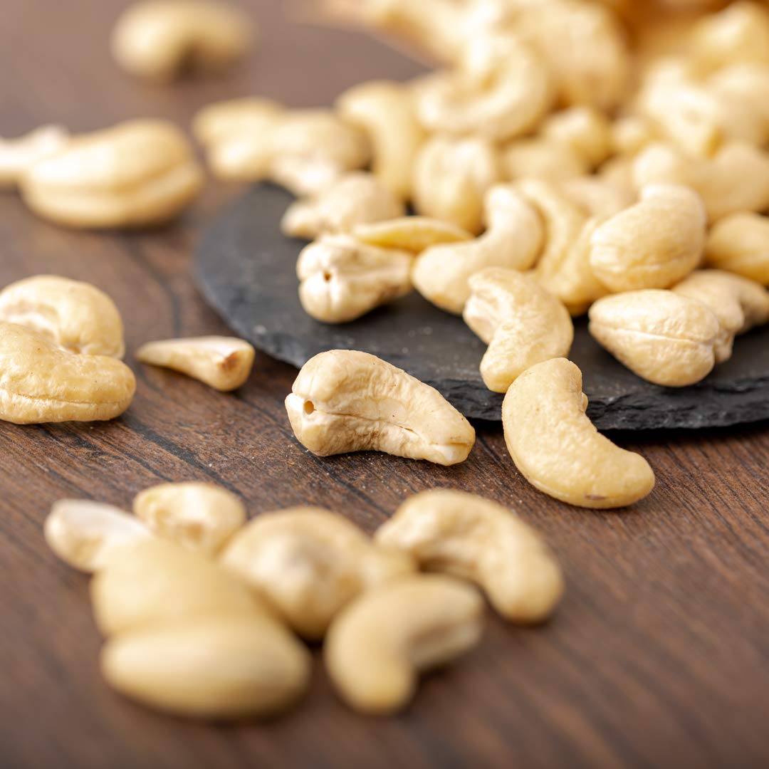 süssundclever.de® | Bio Cashewkerne | ganz Kerne | 1 kg | 100% naturbelassen | plastikfrei und ökologisch-nachhaltig abgepackt | Cashews