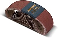 Vista 12 de POWERTEC 15 cintas de lijado de 4 x 36 pulgadas, 3 de cada una de granos de óxido de aluminio de 40/80/120/150/240, bandas de lijado de 4 x 36