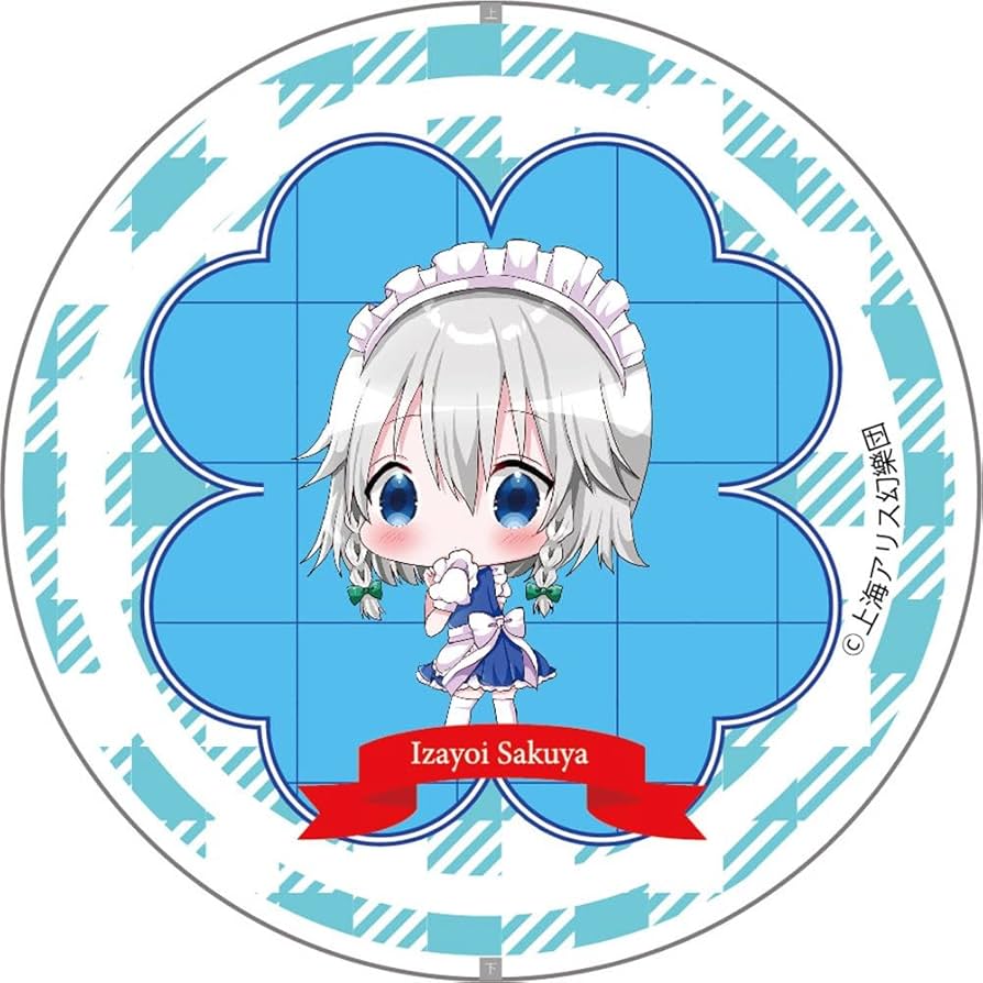 Amazon.co.jp: 東方プロジェクト 缶バッジ／十六夜咲夜 : おもちゃ